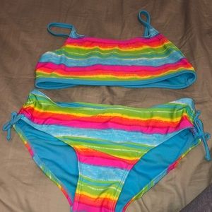 cute rainbow bikini